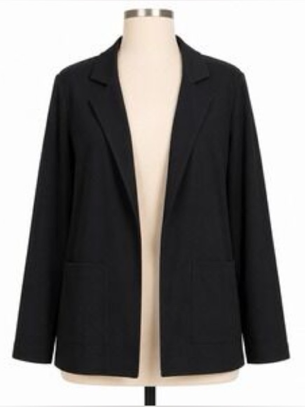 Athleta Eastbound Black Blazer Business Casual Travel Jacket Sz 22